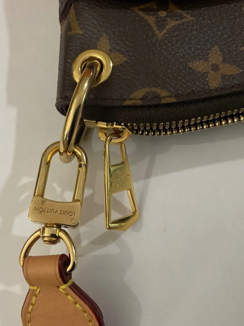 LOUIS VUITTON Shouder Bag Brown Leather M45354.